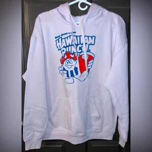 Hawaiian Punch Hoodie, Whitish-Purple, Size L, NWOT, No Flaws
